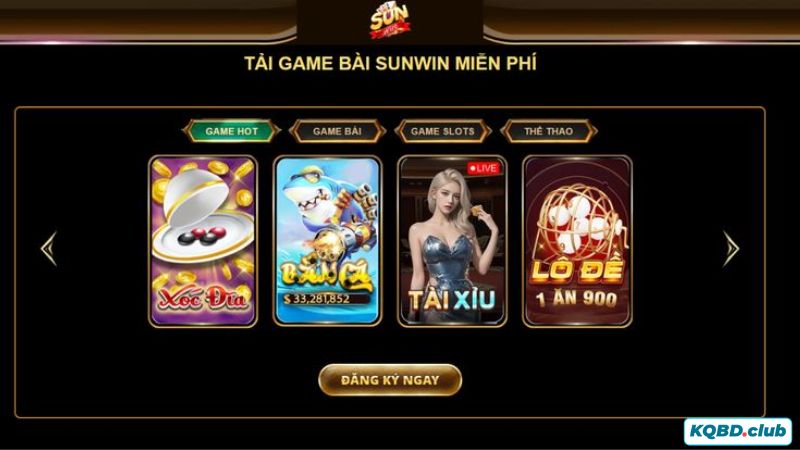 Các sản phẩm giải trí đẳng cấp tại cổng game