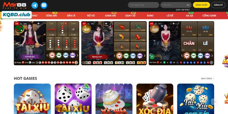 Kho trò chơi phong phú cũng là điểm mạnh giúp MAY88 chinh phục đông đảo người chơi