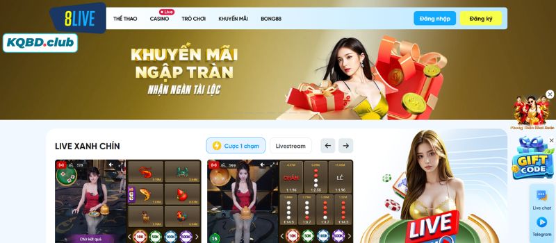 Lý do người chơi nên chọn 8LIVE trải nghiệm