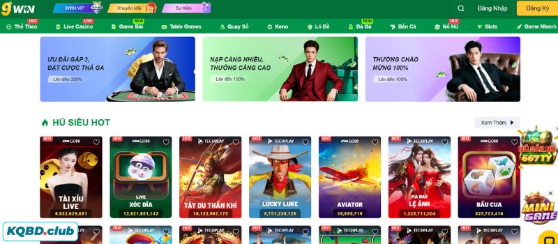 Tham khảo khuyến mãi hấp dẫn tại 9WIN