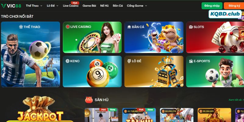 VIC88 mở ra cho thành viên khám phá thư viện cá cược phong phú