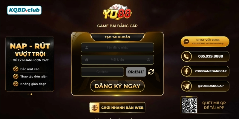 YO88 sở hữu bộ sưu tập game đỉnh cao